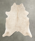 Champagne X-Large Brazilian Cowhide Rug 6'3"H x 6'5"W #B1932 by Hudson Hides