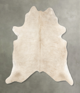 Champagne X-Large Brazilian Cowhide Rug 6'3"H x 6'5"W #B1932 by Hudson Hides