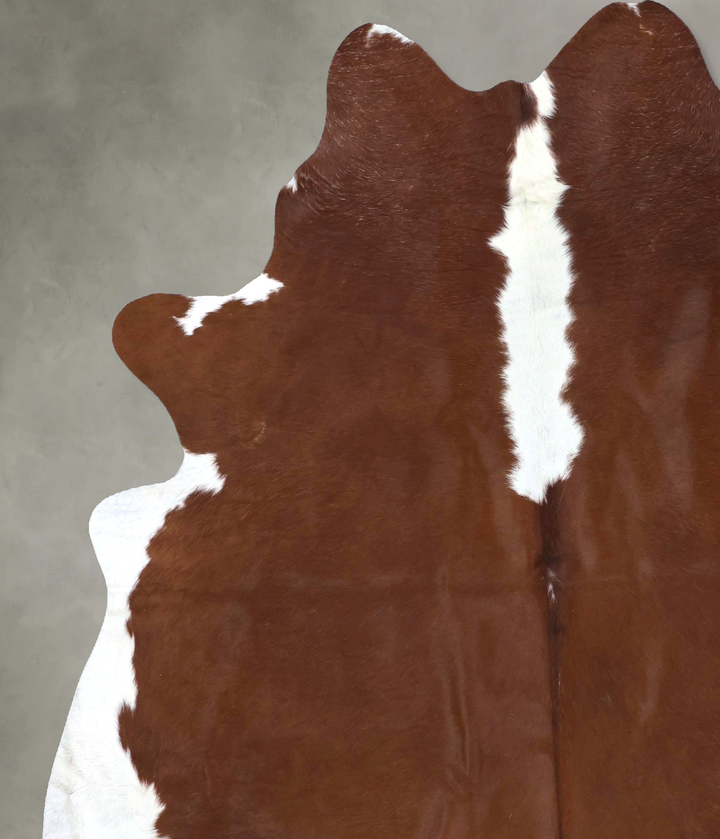 Hereford XX-Large Brazilian Cowhide Rug 7'10"H x 6'10"W #B19320 by Hudson Hides