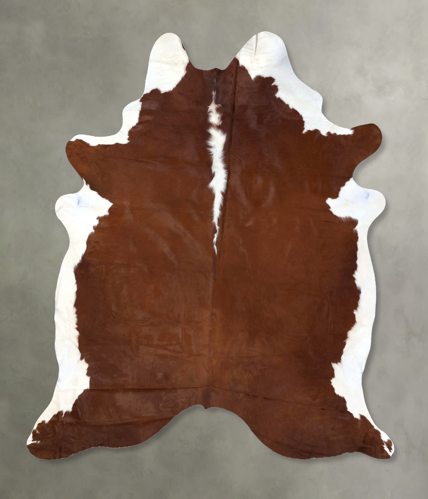 Hereford XX-Large Brazilian Cowhide Rug 8'6"H x 7'0"W #B19324 by Hudson Hides