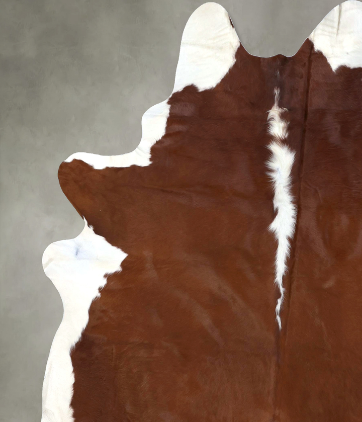 Hereford XX-Large Brazilian Cowhide Rug 8'6"H x 7'0"W #B19324 by Hudson Hides