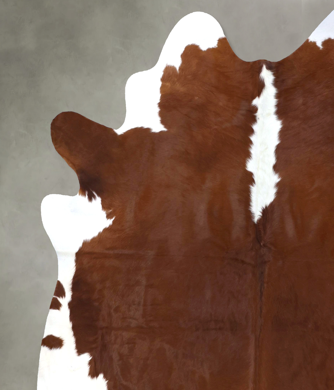 Hereford XX-Large Brazilian Cowhide Rug 8'4"H x 7'4"W #B19326 by Hudso