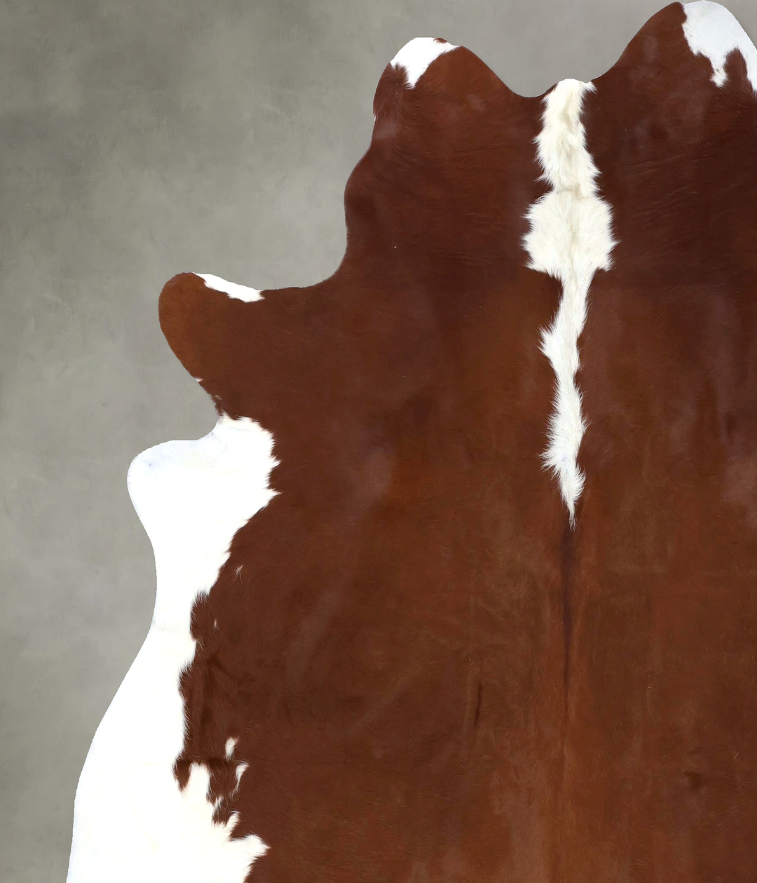 Hereford XX-Large Brazilian Cowhide Rug 7'6"H x 6'11"W #B19327 by Huds