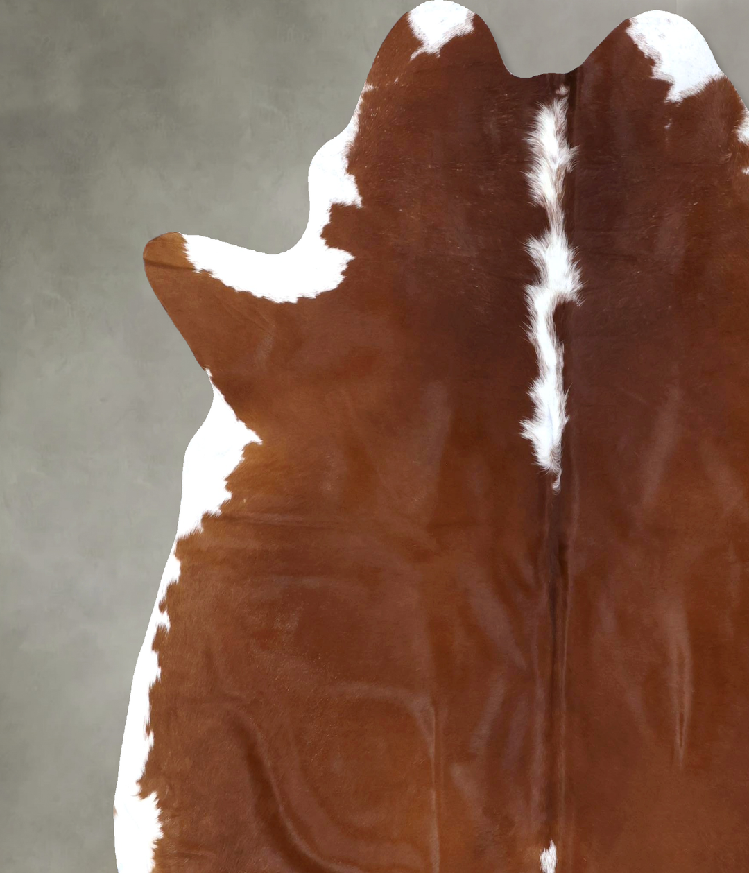 Hereford XX-Large Brazilian Cowhide Rug 7'11"H x 6'9"W #B19329 by Huds