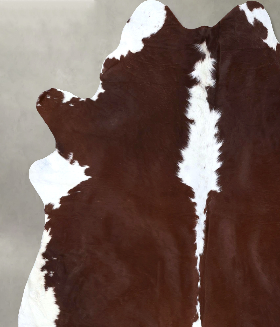 Hereford XX-Large Brazilian Cowhide Rug 7'8"H x 6'8"W #B19330 by Hudso