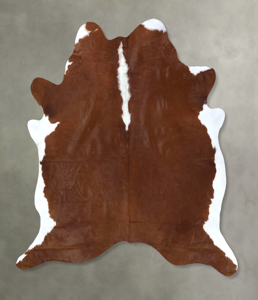 Hereford XX-Large Brazilian Cowhide Rug 7'11"H x 7'2"W #B19332 by Hudson Hides