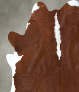 Hereford XX-Large Brazilian Cowhide Rug 7'11"H x 7'2"W #B19332 by Hudson Hides