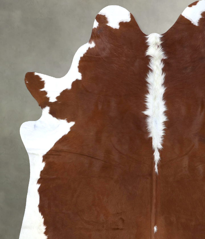 Hereford XX-Large Brazilian Cowhide Rug 8'0"H x 6'11"W #B19333 by Hudson Hides