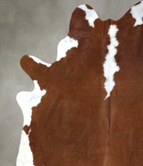 Hereford XX-Large Brazilian Cowhide Rug 8'2"H x 6'10"W #B19337 by Hudson Hides