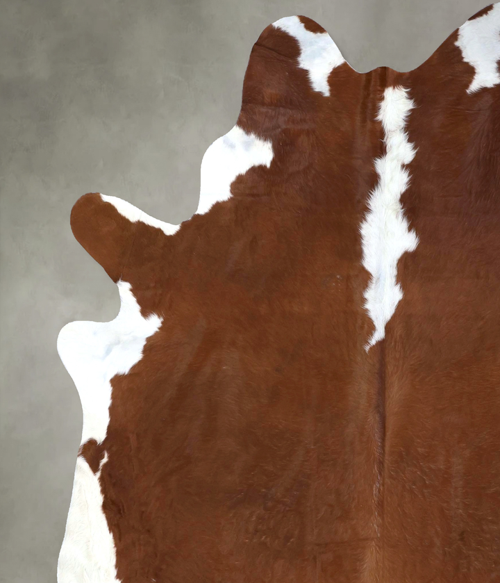 Hereford XX-Large Brazilian Cowhide Rug 8'2"H x 6'10"W #B19337 by Hudson Hides