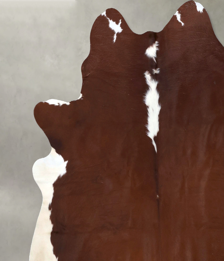 Hereford XX-Large Brazilian Cowhide Rug 7'8"H x 7'5"W #B19340 by Hudson Hides