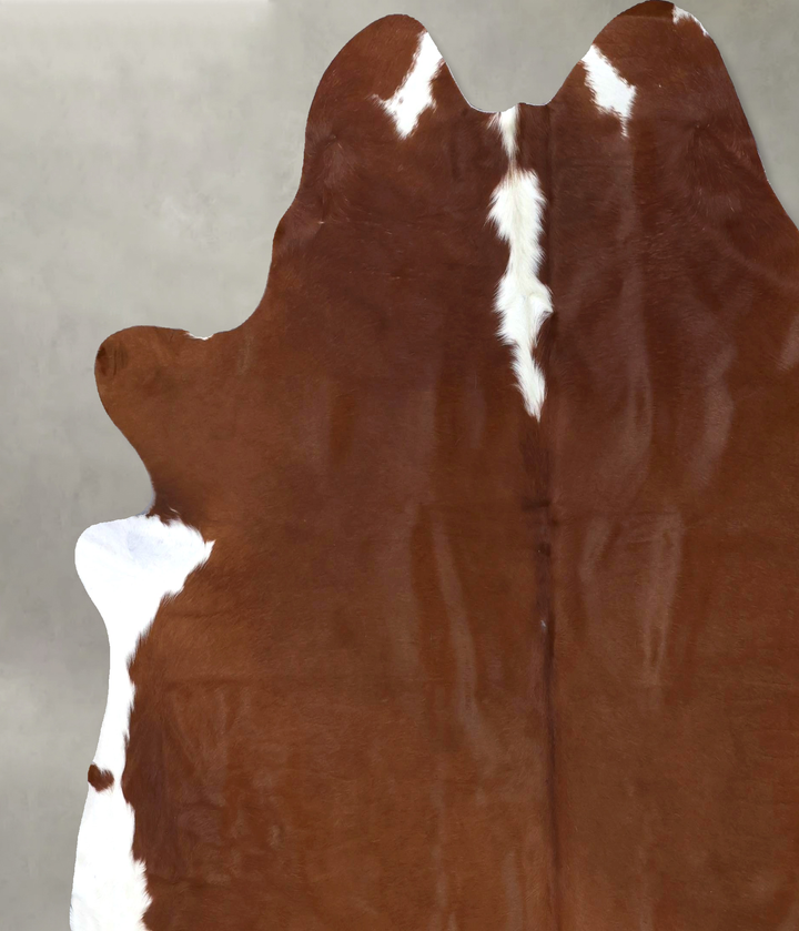 Hereford XX-Large Brazilian Cowhide Rug 7'7"H x 7'3"W #B19346 by Hudson Hides