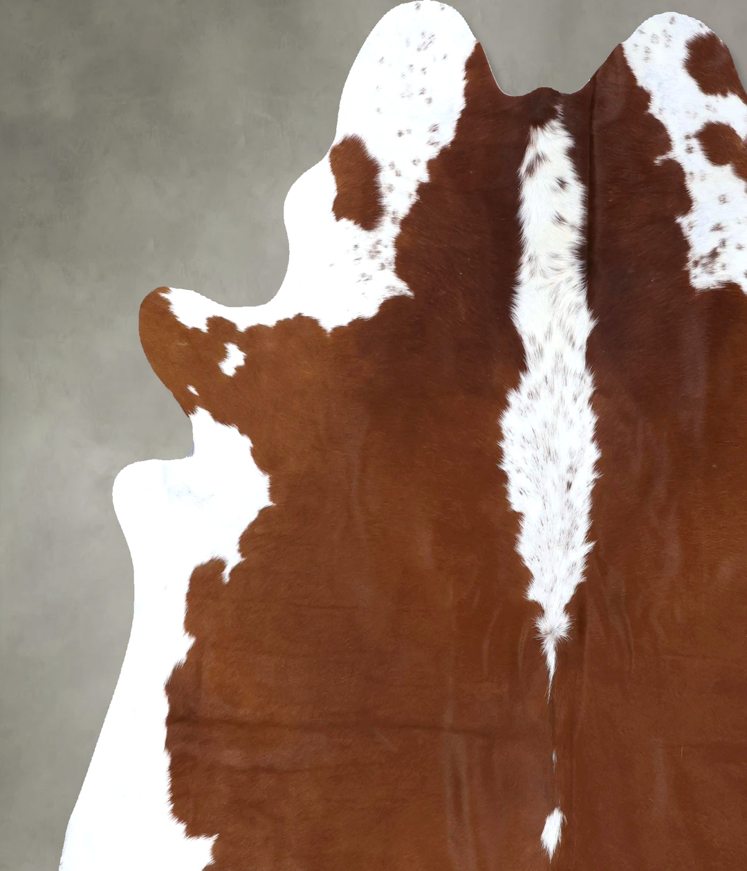 Hereford X-Large Brazilian Cowhide Rug 7'2"H x 6'9"W #B19347 by Hudson