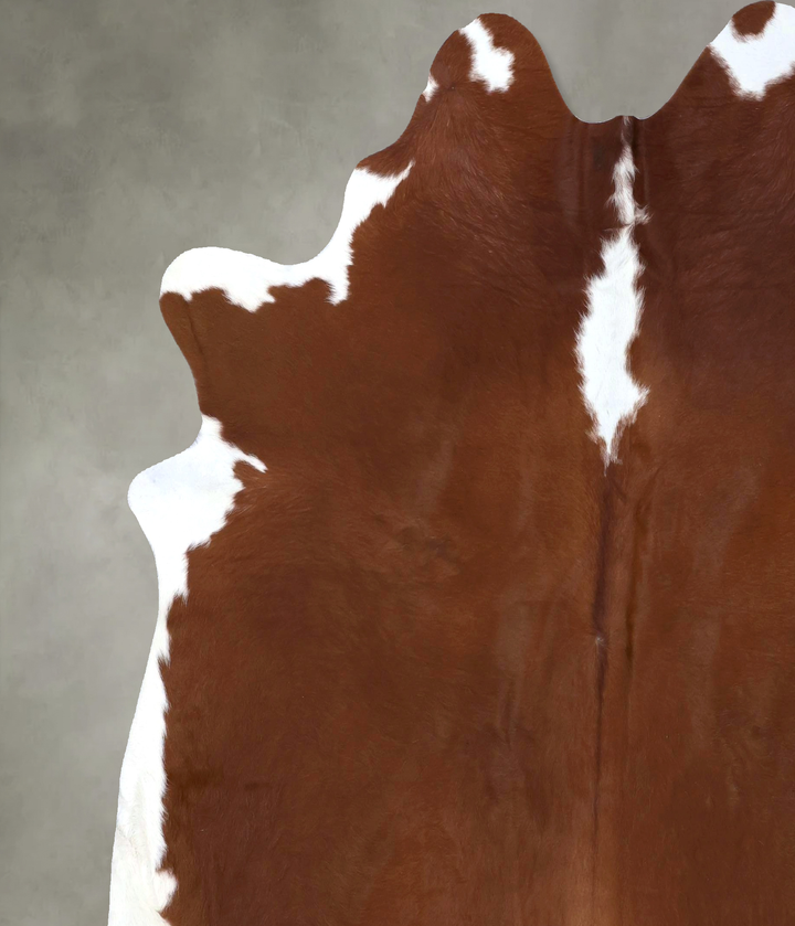 Hereford XX-Large Brazilian Cowhide Rug 7'7"H x 7'3"W #B19349 by Hudson Hides