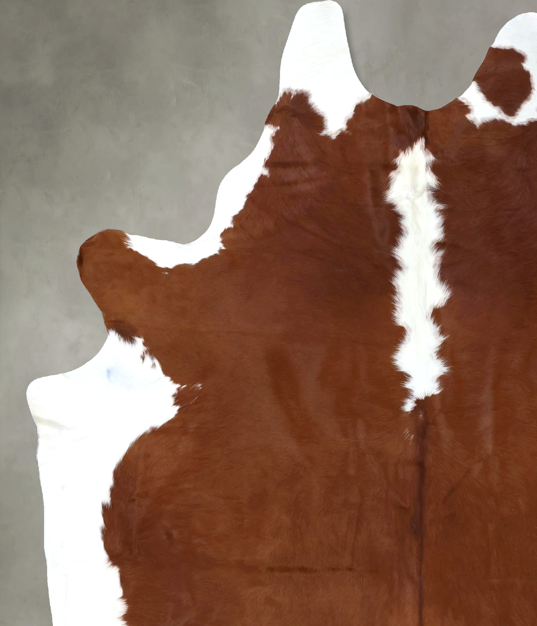 Hereford XX-Large Brazilian Cowhide Rug 8'9"H x 6'11"W #B19352 by Huds