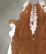 Hereford XX-Large Brazilian Cowhide Rug 7'6"H x 7'0"W #B19361 by Hudson Hides