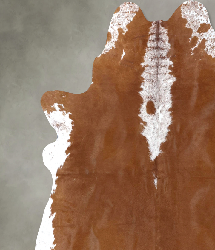Hereford XX-Large Brazilian Cowhide Rug 7'6"H x 7'0"W #B19361 by Hudson Hides