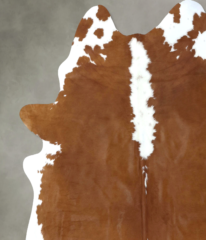 Hereford XX-Large Brazilian Cowhide Rug 7'9"H x 6'10"W #B19368 by Hudson Hides