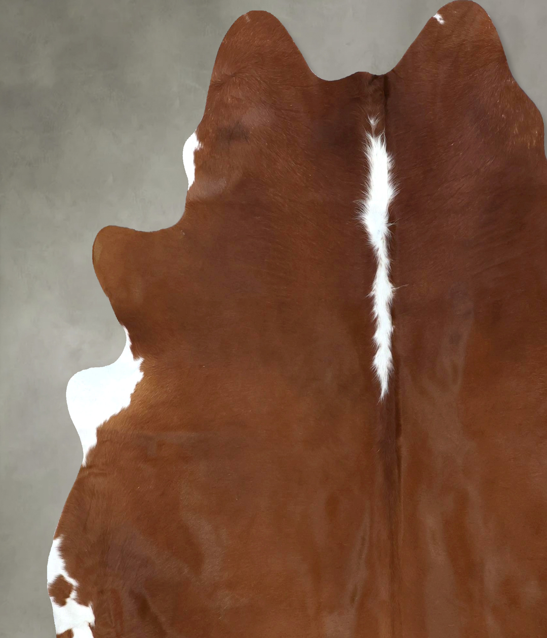 Hereford X-Large Brazilian Cowhide Rug 7'3"H x 6'7"W #B19369 by Hudson