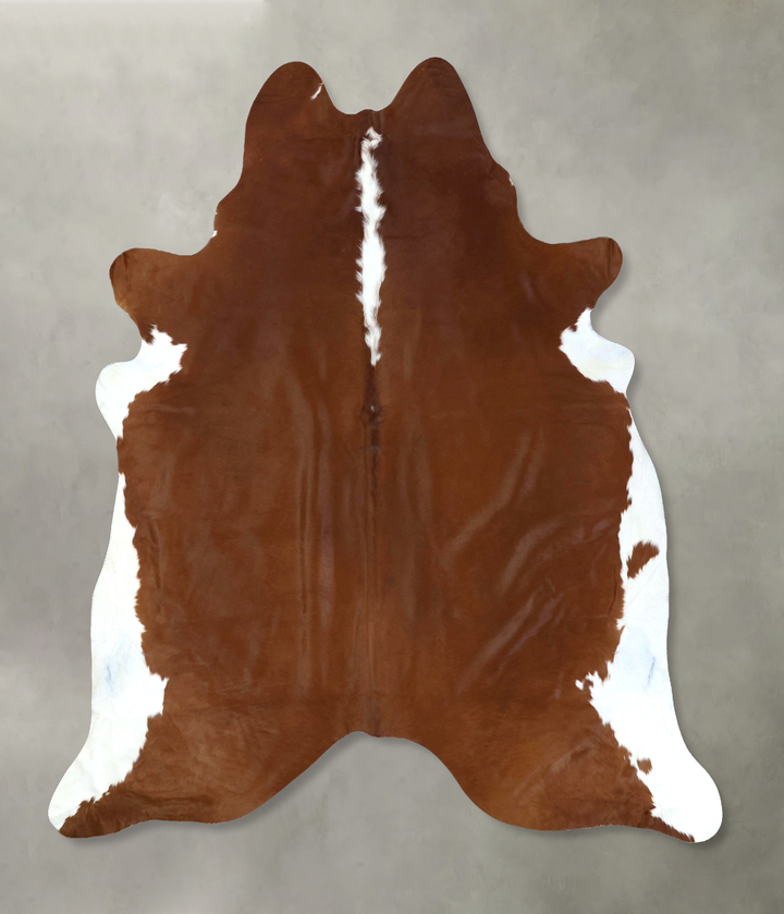 Hereford XX-Large Brazilian Cowhide Rug 7'9"H x 7'3"W #B19370 by Hudson Hides