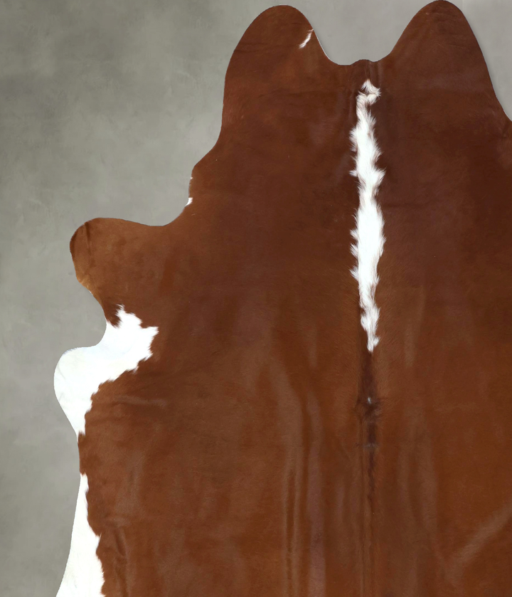 Hereford XX-Large Brazilian Cowhide Rug 7'9"H x 7'3"W #B19370 by Hudson Hides
