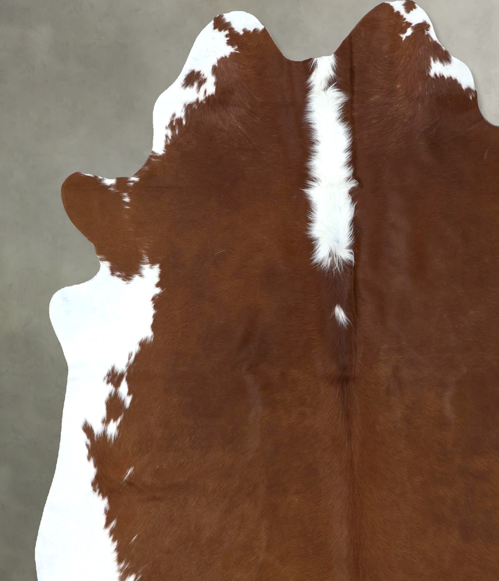Hereford X-Large Brazilian Cowhide Rug 7'6"H x 6'7"W #B19376 by Hudson Hides