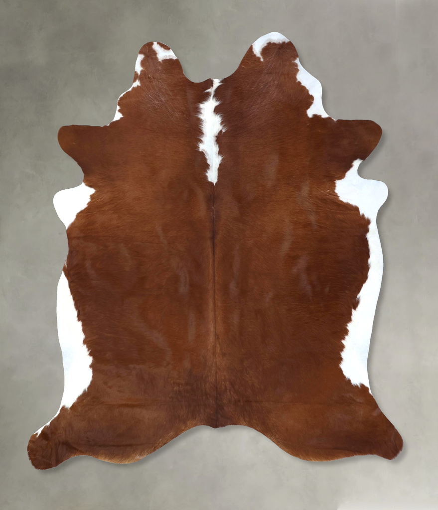 Hereford X-Large Brazilian Cowhide Rug 7'8"H x 6'4"W #B19379 by Hudson Hides