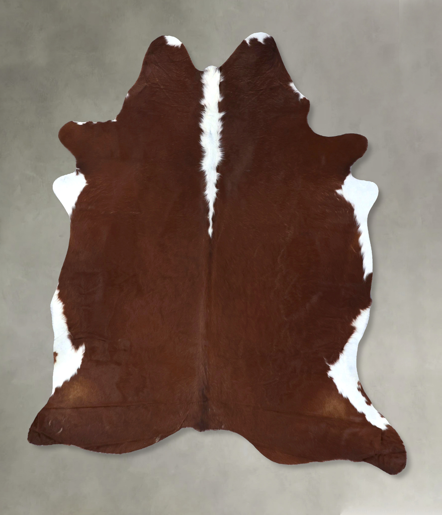 Hereford X-Large Brazilian Cowhide Rug 7'8"H x 6'6"W #B19380 by Hudson Hides