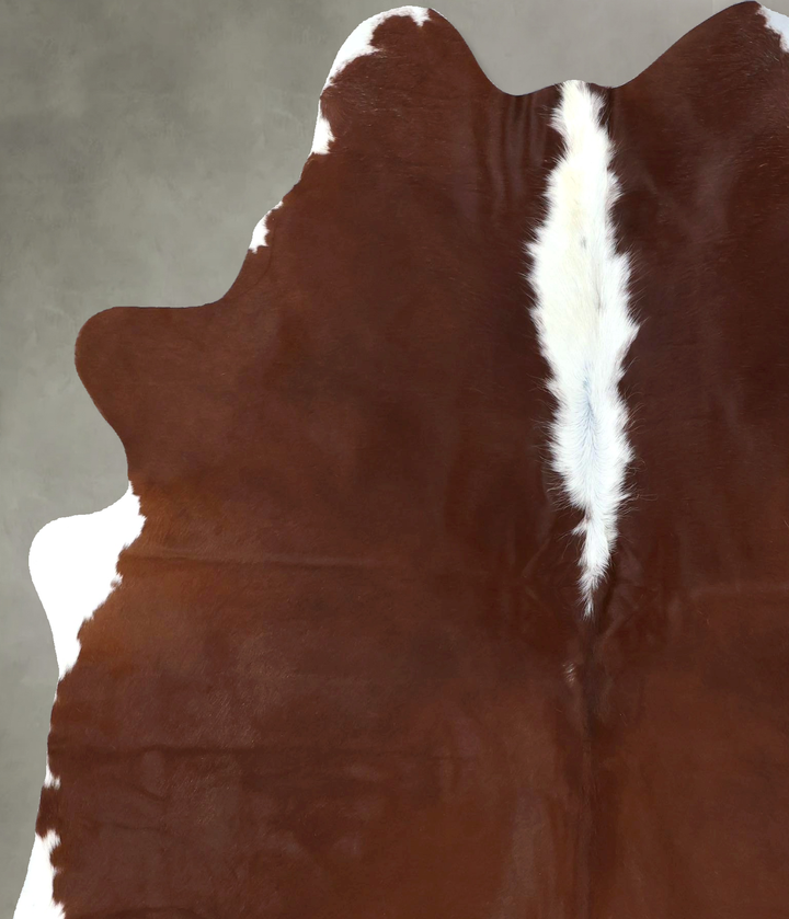 Hereford X-Large Brazilian Cowhide Rug 7'2"H x 6'0"W #B19382 by Hudson Hides