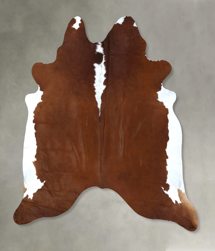 Hereford XX-Large Brazilian Cowhide Rug 7'7"H x 7'3"W #B19383 by Hudson Hides