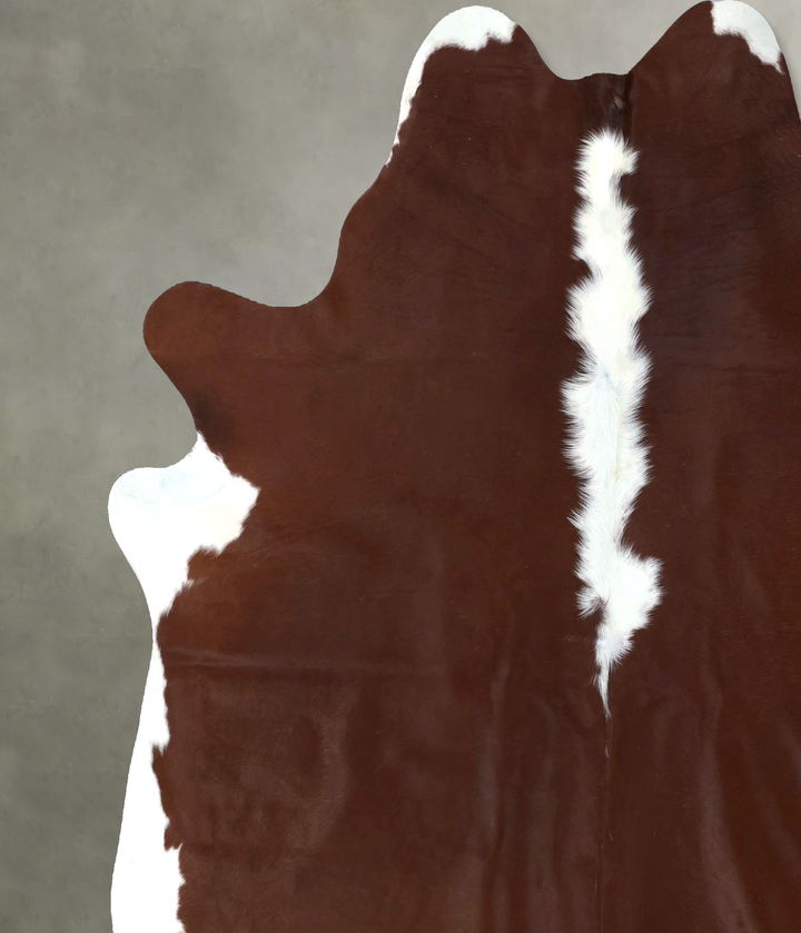 Hereford XX-Large Brazilian Cowhide Rug 7'6"H x 7'0"W #B19384 by Hudson Hides