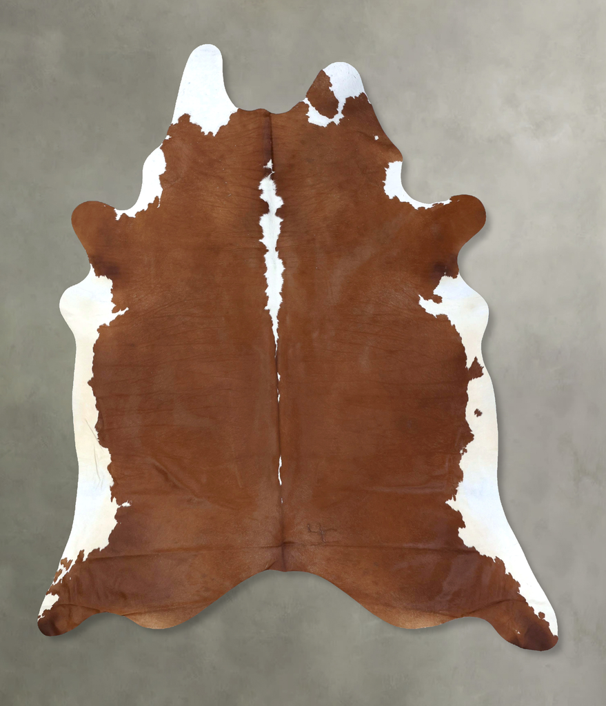 Hereford XX-Large Brazilian Cowhide Rug 8'5"H x 6'8"W #B19388 by Hudson Hides