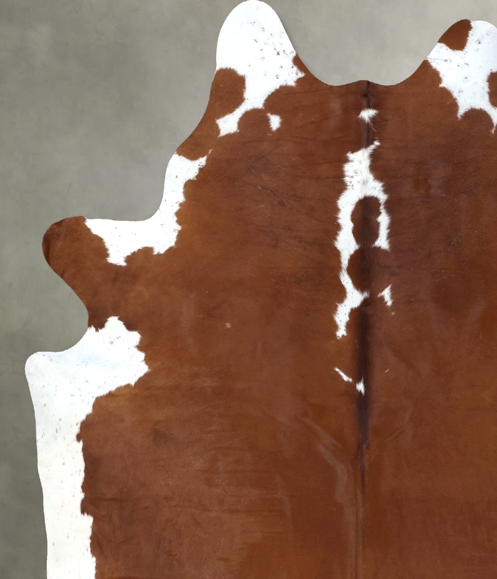 Hereford XX-Large Brazilian Cowhide Rug 8'3"H x 6'10"W #B19389 by Hudson Hides
