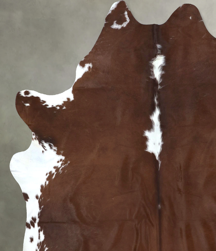 Hereford XX-Large Brazilian Cowhide Rug 7'8"H x 6'7"W #B19391 by Hudson Hides