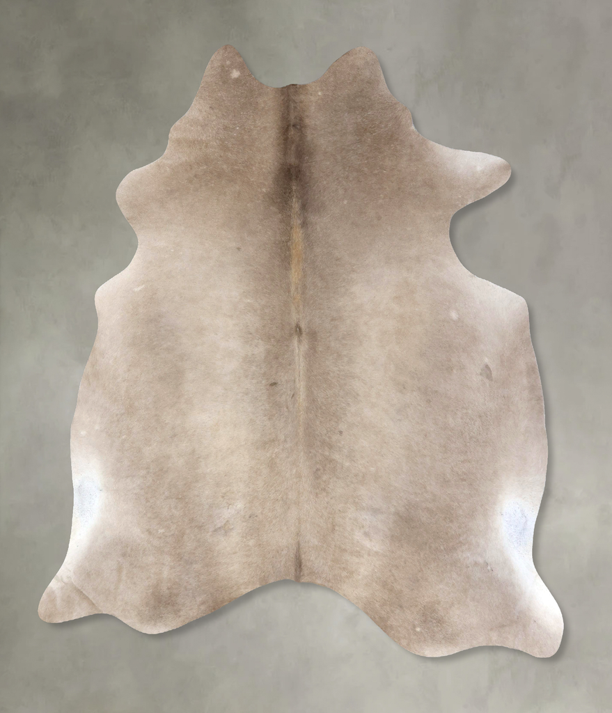 Champagne X-Large Brazilian Cowhide Rug 7'5"H x 6'5"W #B19399 by Hudson Hides