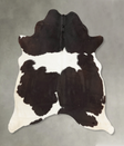 Black and White X-Large Brazilian Cowhide Rug 6'6"H x 6'2"W #B1940 by Hudson Hides