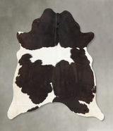 Black and White X-Large Brazilian Cowhide Rug 6'6"H x 6'2"W #B1940 by Hudson Hides