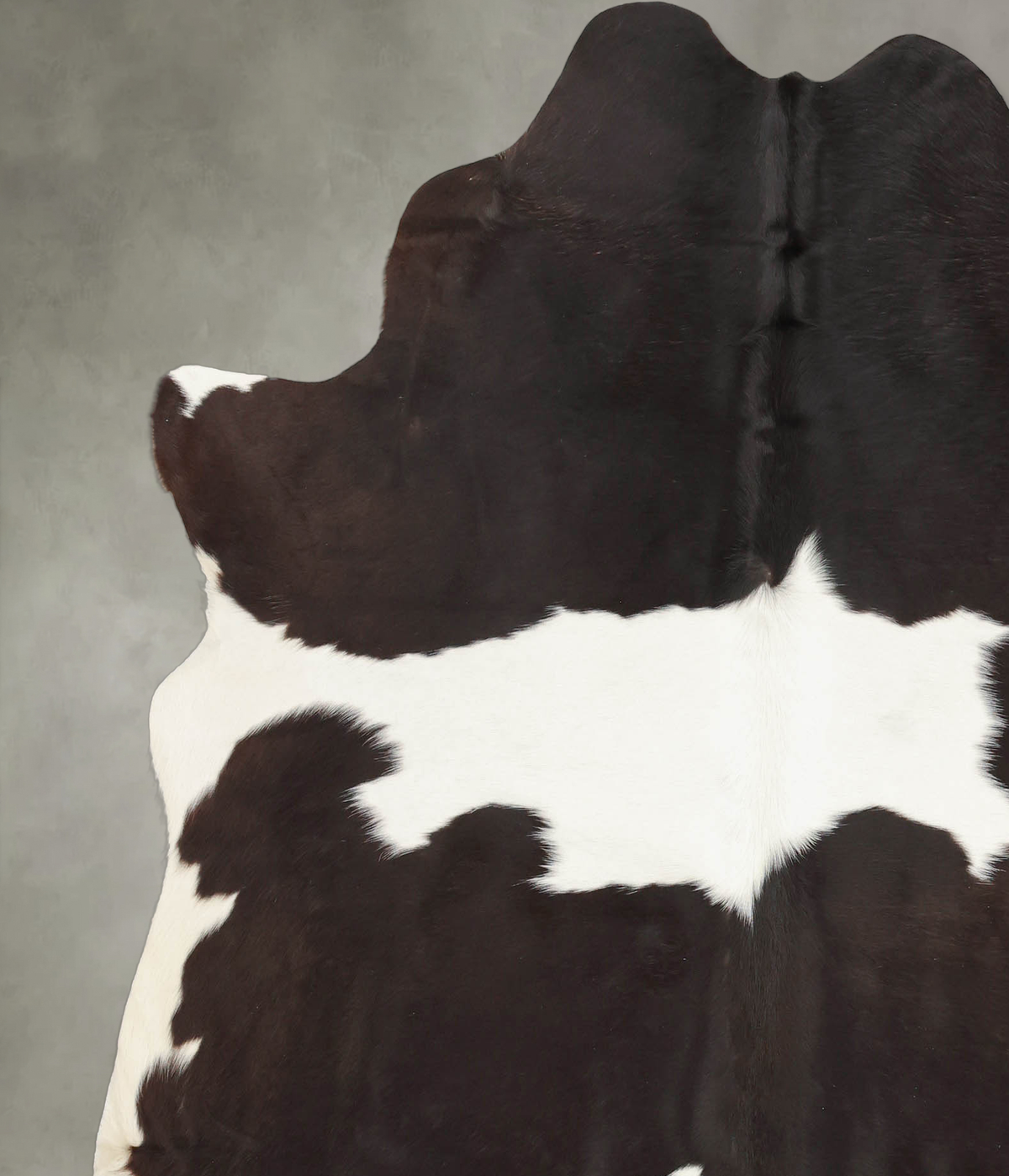 Black and White X-Large Brazilian Cowhide Rug 6'6"H x 6'2"W #B1940 by Hudson Hides
