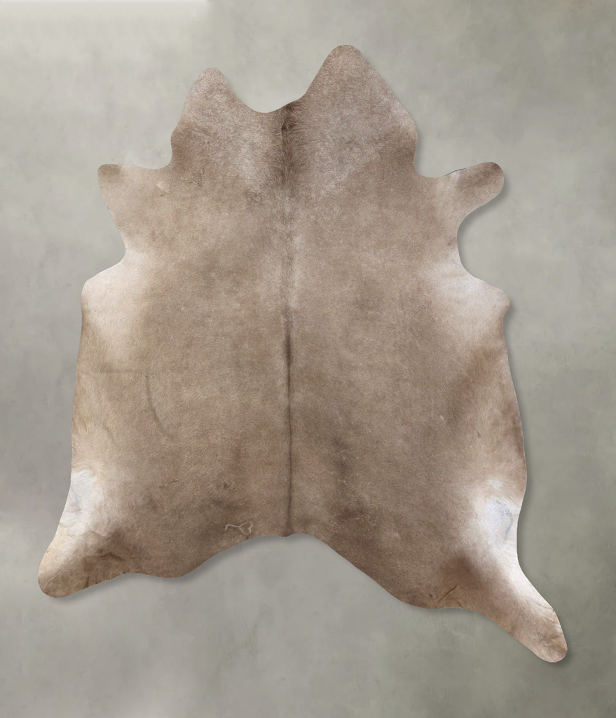 Champagne XX-Large Brazilian Cowhide Rug 8'2"H x 7'2"W #B19402 by Hudson Hides