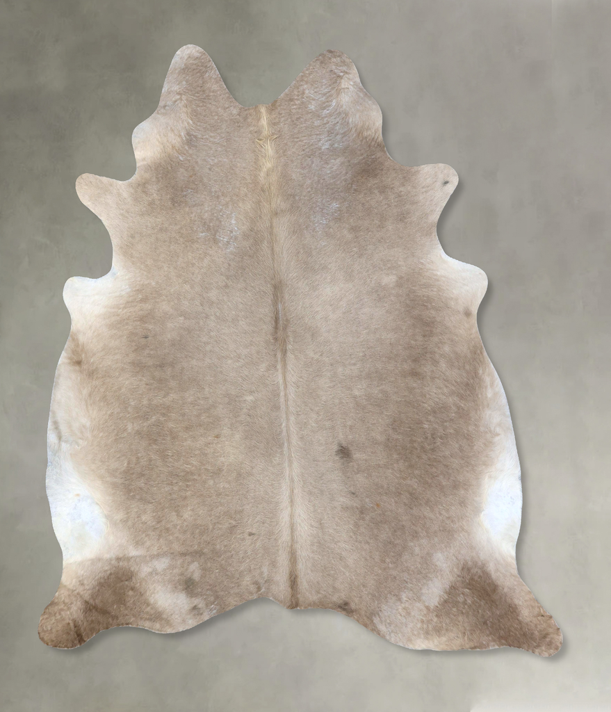 Champagne XX-Large Brazilian Cowhide Rug 7'7"H x 6'10"W #B19403 by Hudson Hides