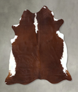 Hereford X-Large Brazilian Cowhide Rug 7'3"H x 6'4"W #B19414 by Hudson Hides