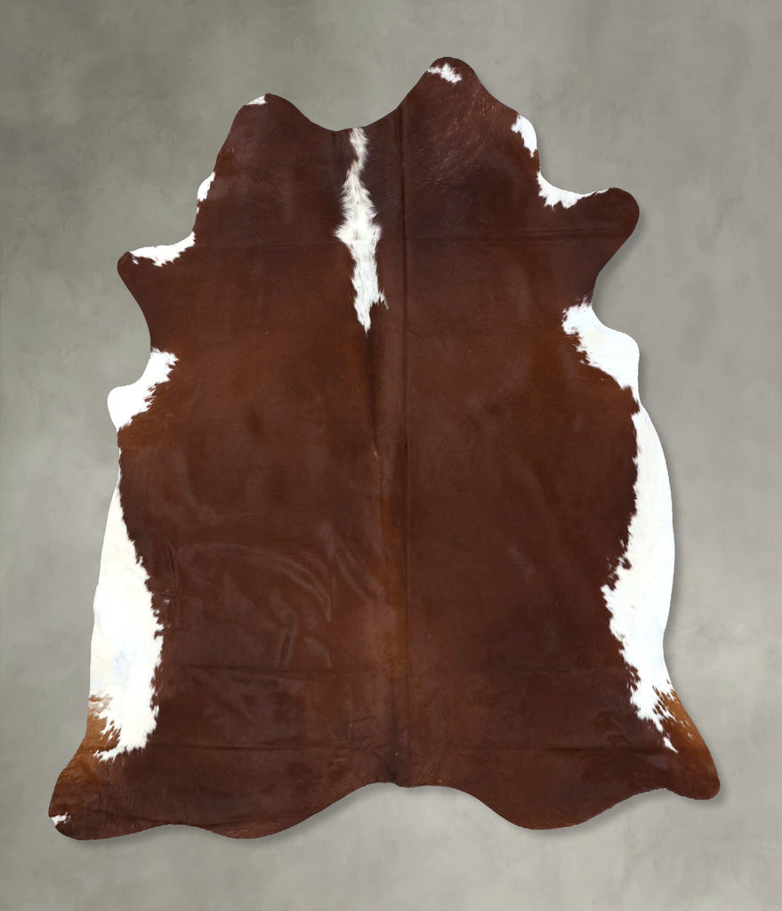 Hereford X-Large Brazilian Cowhide Rug 7'3"H x 6'4"W #B19414 by Hudson Hides