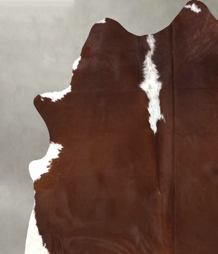 Hereford X-Large Brazilian Cowhide Rug 7'3"H x 6'4"W #B19414 by Hudson Hides