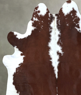Hereford X-Large Brazilian Cowhide Rug 7'2"H x 6'5"W #B19416 by Hudson Hides