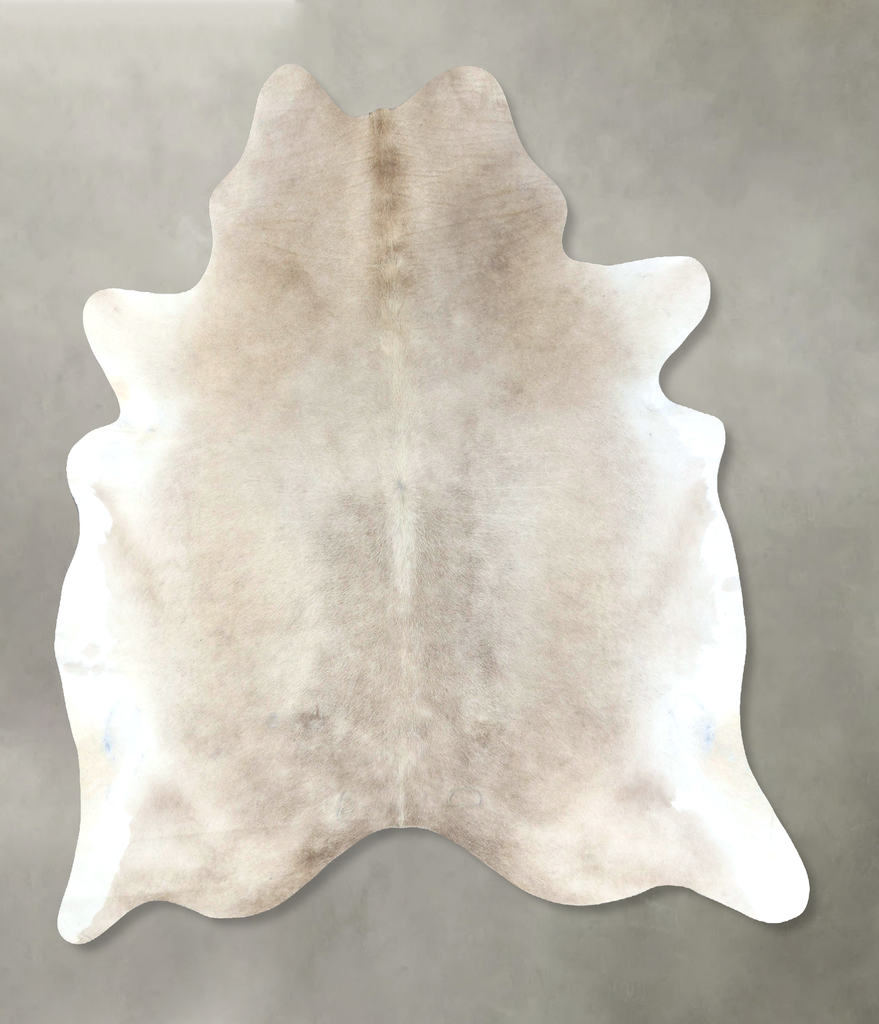 Champagne X-Large Brazilian Cowhide Rug 7'4"H x 6'5"W #B19419 by Hudson Hides