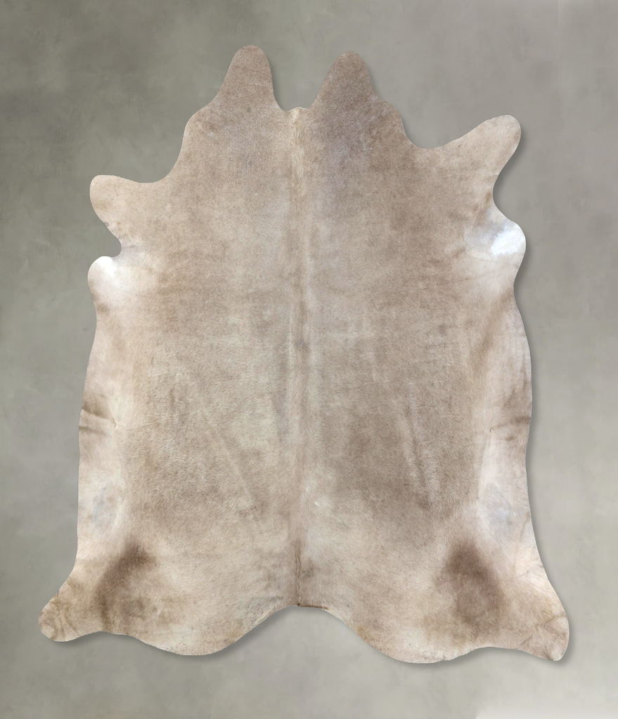 Champagne XX-Large Brazilian Cowhide Rug 7'7"H x 7'10"W #B19420 by Hudson Hides