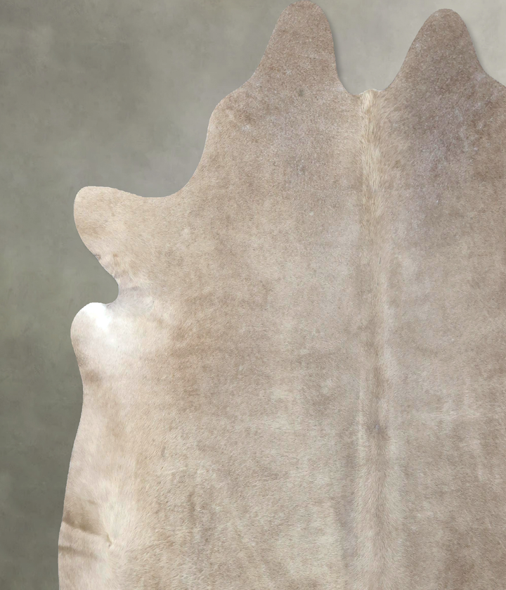 Champagne XX-Large Brazilian Cowhide Rug 7'7"H x 7'10"W #B19420 by Hudson Hides