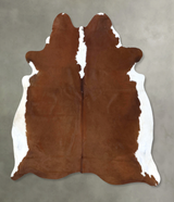 Hereford X-Large Brazilian Cowhide Rug 7'2"H x 6'8"W #B19424 by Hudson Hides