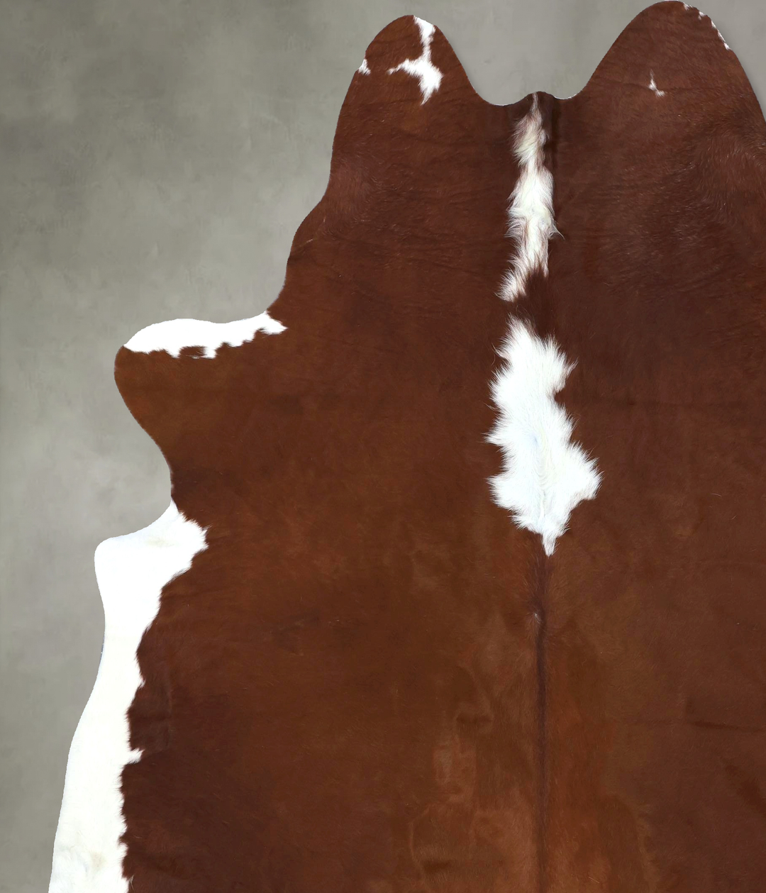 Hereford XX-Large Brazilian Cowhide Rug 8'1"H x 7'2"W #B19425 by Hudso
