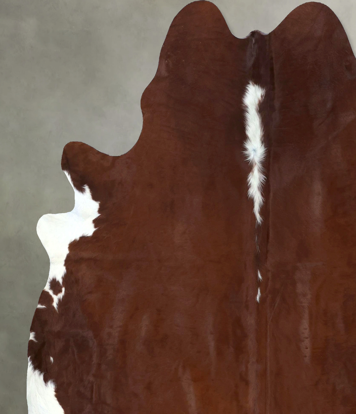 Hereford X-Large Brazilian Cowhide Rug 7'5"H x 6'7"W #B19427 by Hudson Hides